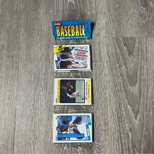 1990 Fleer Baseball Unopened Rack‎ Pack Cal Ripken JR. on front Vintage Sealed